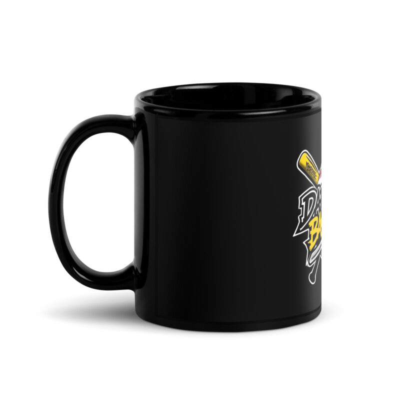 Schwarze glänzende Tasse – Bild 2