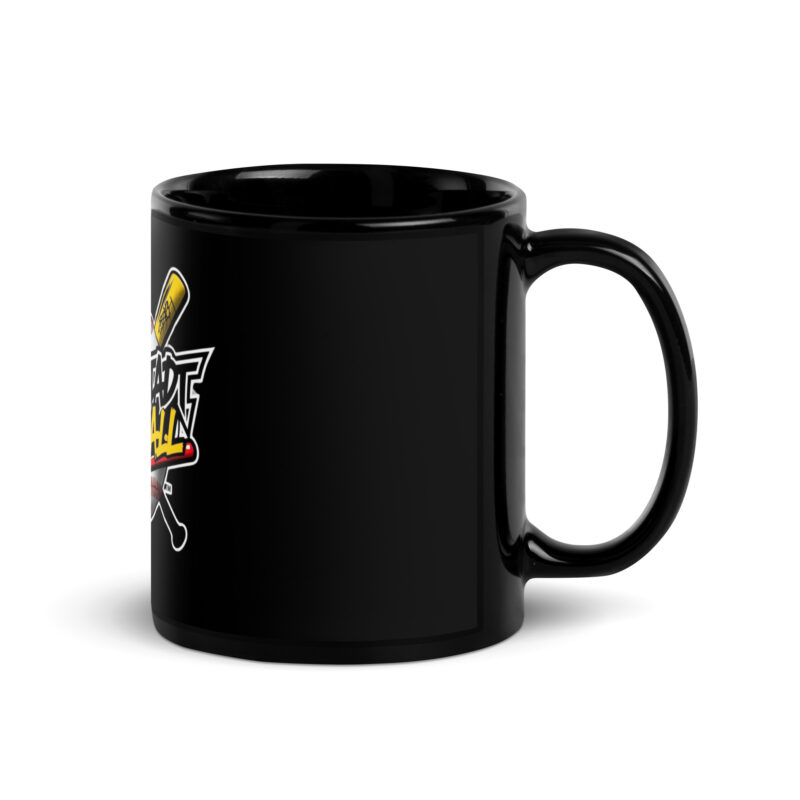 Schwarze glänzende Tasse – Bild 3