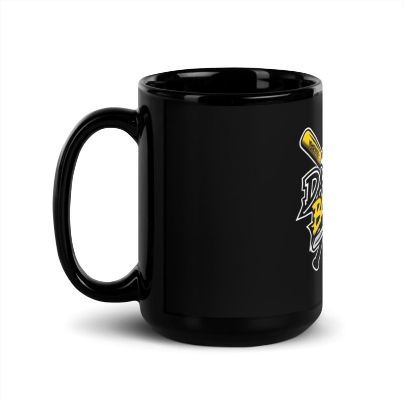 Schwarze glänzende Tasse – Bild 4