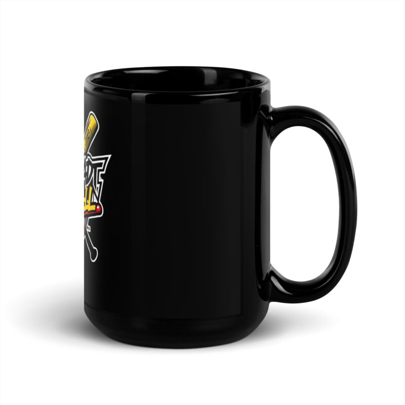 Schwarze glänzende Tasse – Bild 5