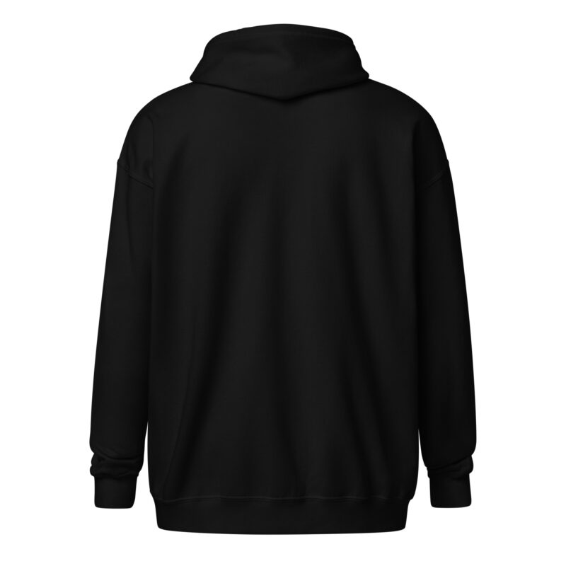 Unisex Zip Hoodie mit D Stick – Bild 2